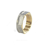 Контргайка латунь никель реборда Ду 32 (1 1/4") ВР Aquasfera 9034-04