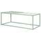 Столик журнальный Mayen, 110х50х37 см, белый/зеленый