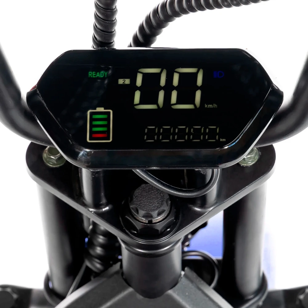 ЭЛЕКТРОСКУТЕР CITYCOCO GT X5 TRIKE 1500W 15AH 48V Синий