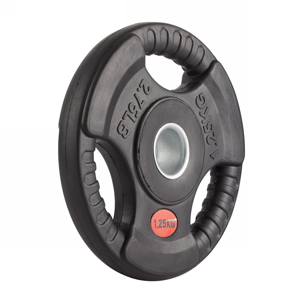 Диск 31 мм. обрезиненный с 3-мя хватами 1,25 кг, VictoryFit VF-S250125