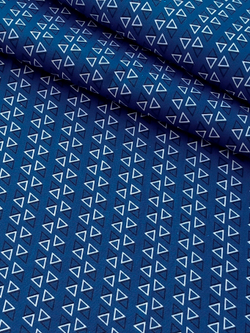 Ткань бязь плательная, рис. "Треугольники", ширина 150 см, арт. 9624