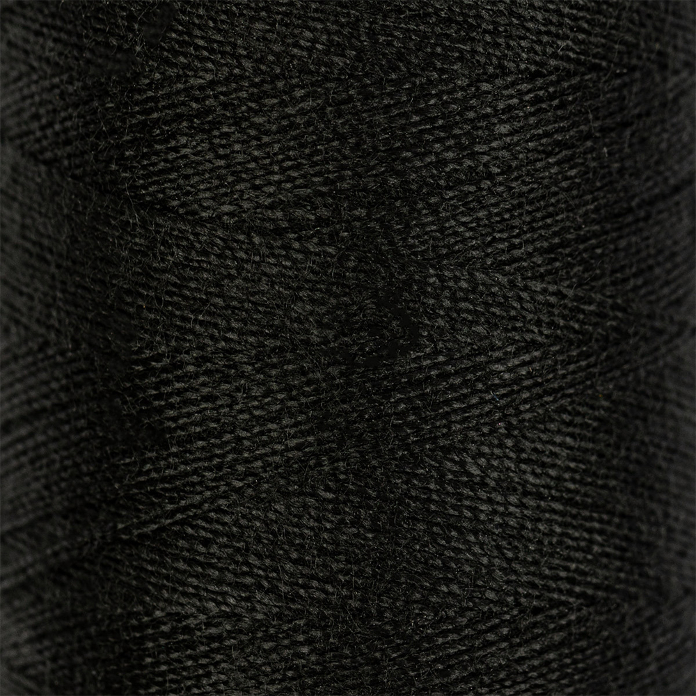 Швейные нитки (полиэстер) 40/2 "Gamma", цв.черный, 365 м