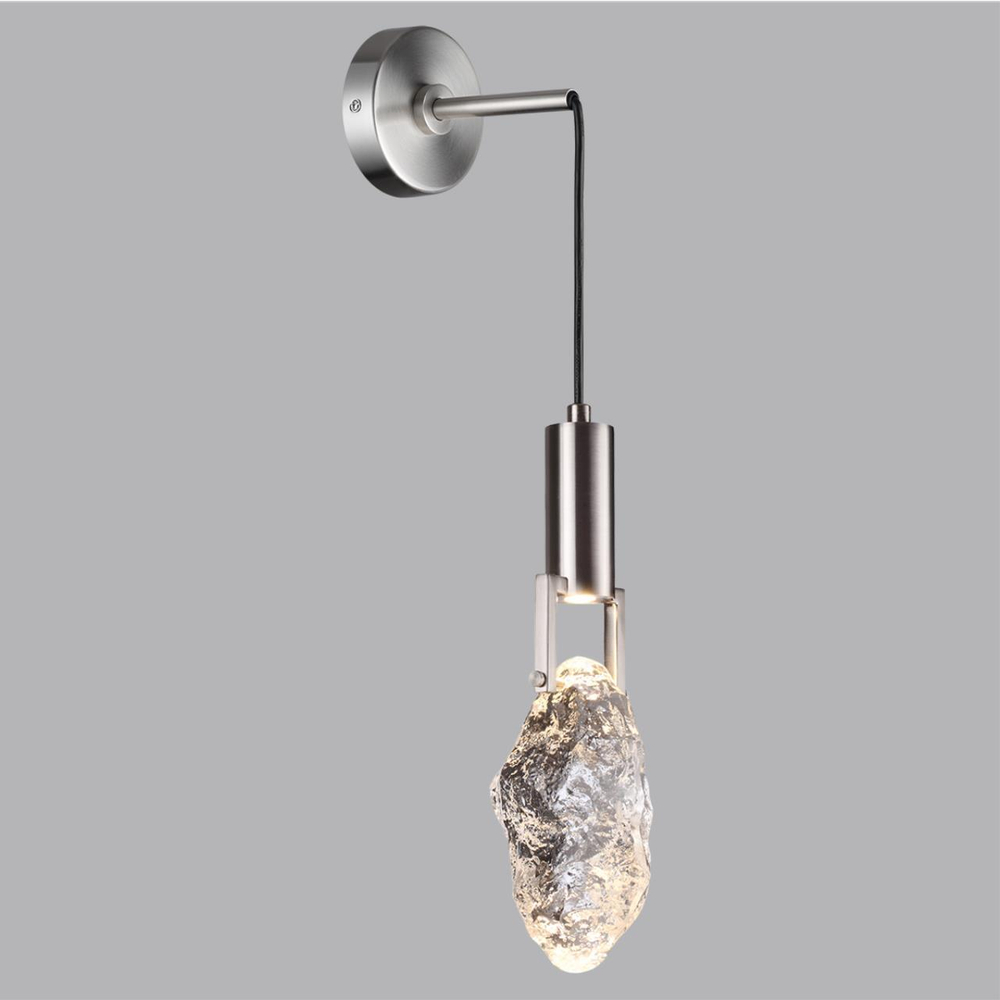 6696/5WL MIDCENT ODL24 339 Настенный светильник матовый никель/металл/стекло IP20 LED 5W 200Лм 3000K LIA