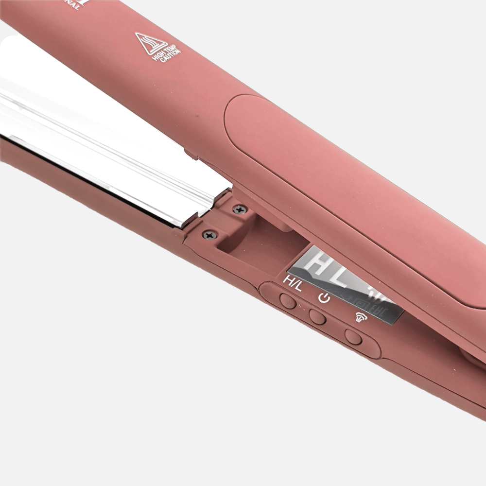 Утюжок паровой BE-UNI V173 Red 25 мм зеркальный титан 180ºC, 210ºC