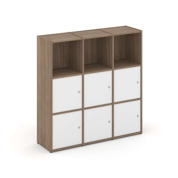 Locker plus Комплект №3 LK.K-003 Дуб Аризона/Белый 1188*350*1203