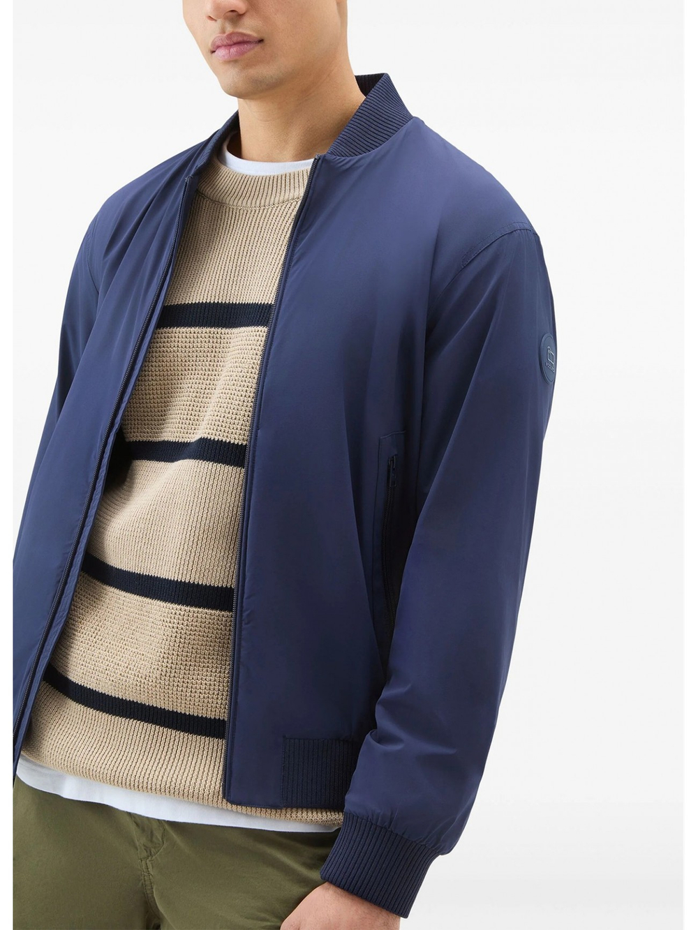 Бомбер мужской Matt Stretch Bomber WOOLRICH