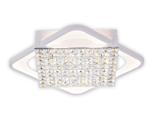 Потолочный светодиодный светильник с пультом FA125 WH белый 160W 640*640*110 (ПДУ РАДИО 2.4)