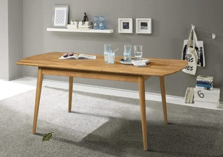 Стол обеденный раздвижной Amandi-1R из массива дуба