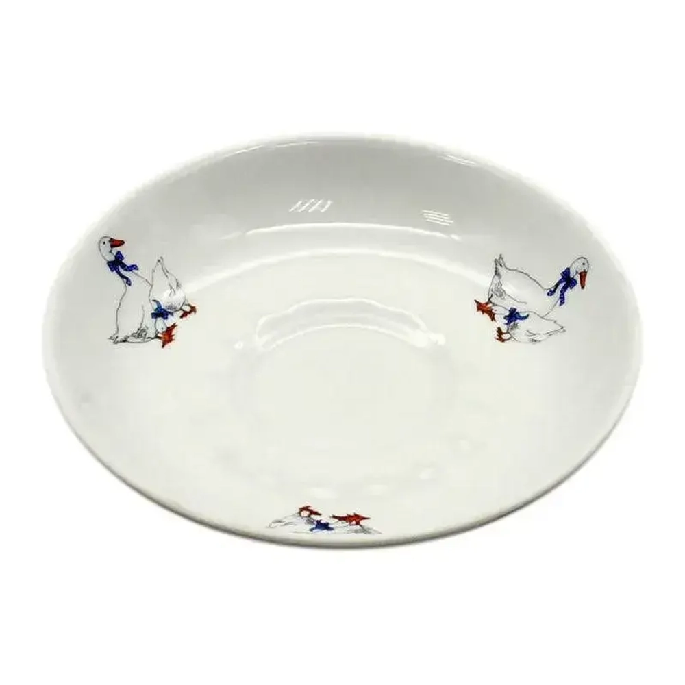 Блюдце чайное 150 мм Гуси