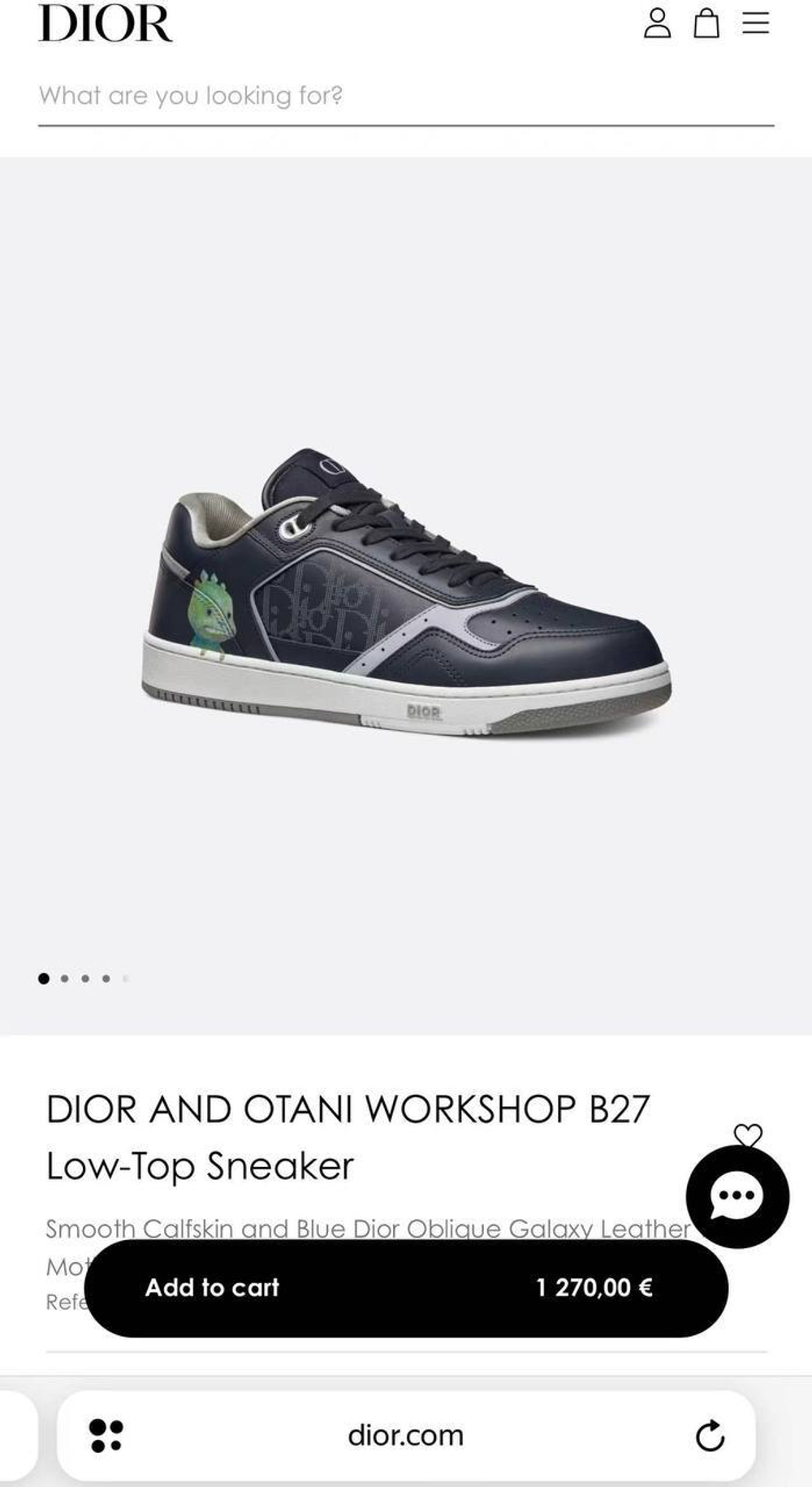 Кеды Dior