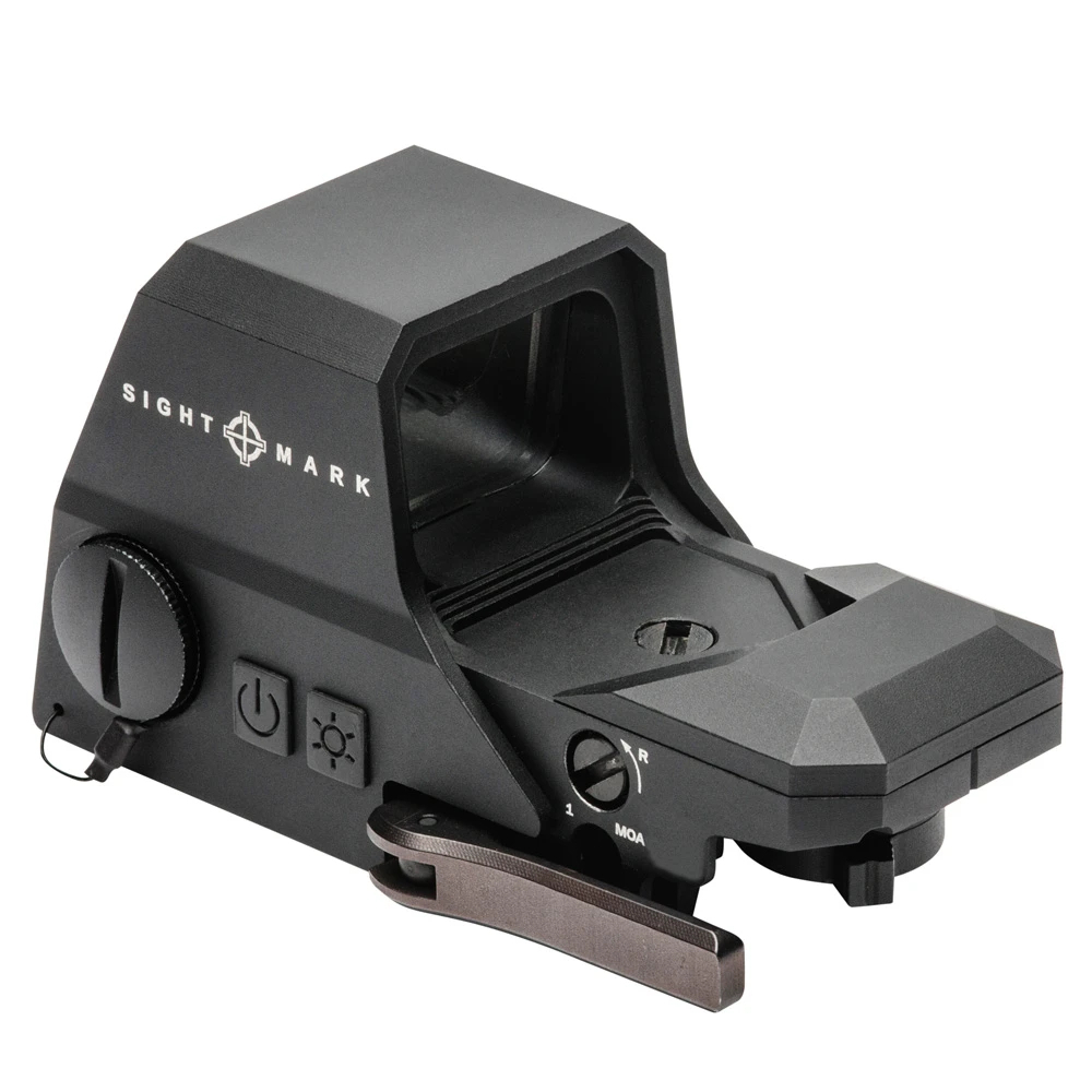 Коллиматорный прицел Sightmark Ultra Dual Shot R-Spec QD открытый, красный/зеленый, 4 сетки, крепление на Weaver (SM26031)