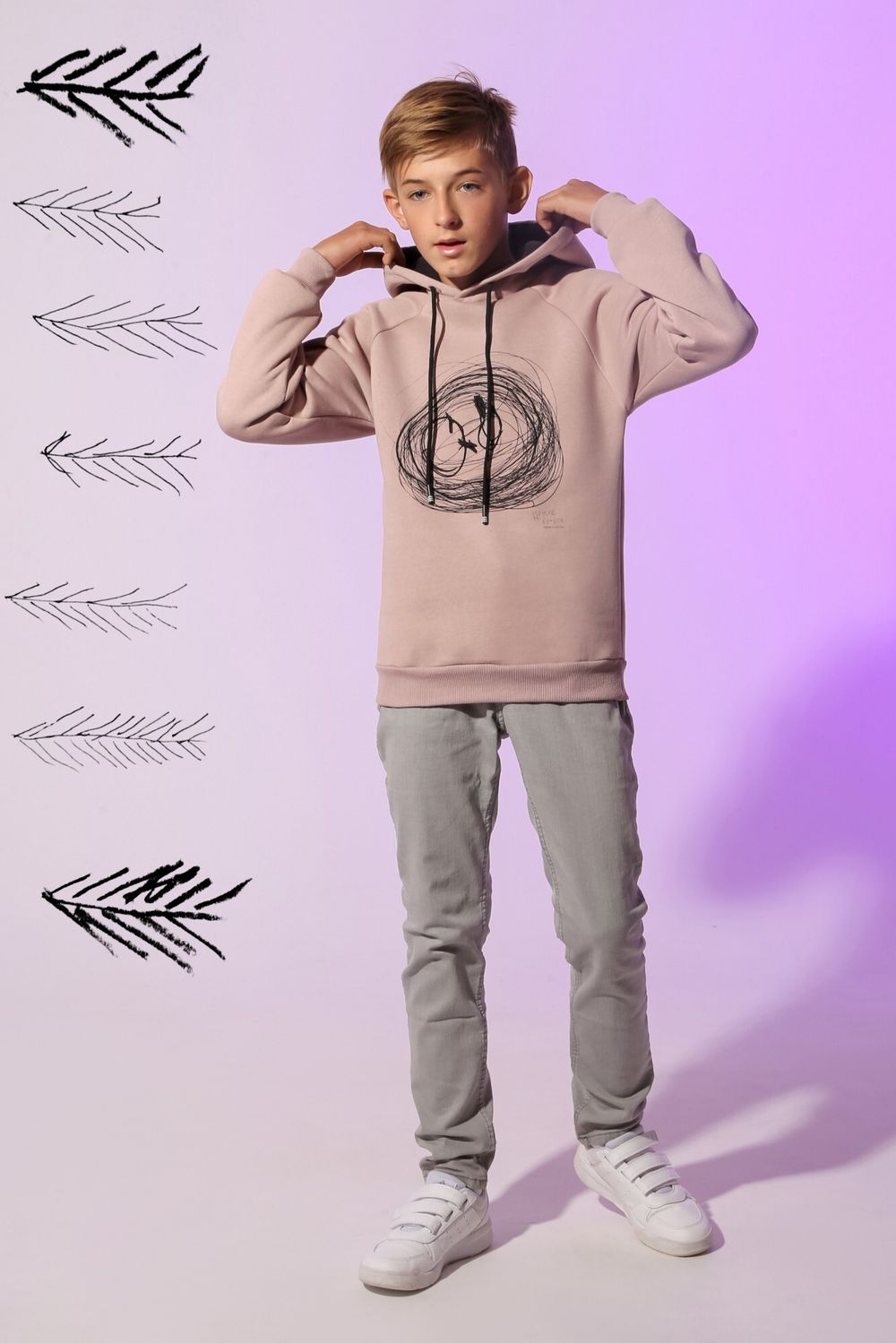 Толстовка для мальчика Другие берега-4 Виотекс БЕЖЕВЫЙ