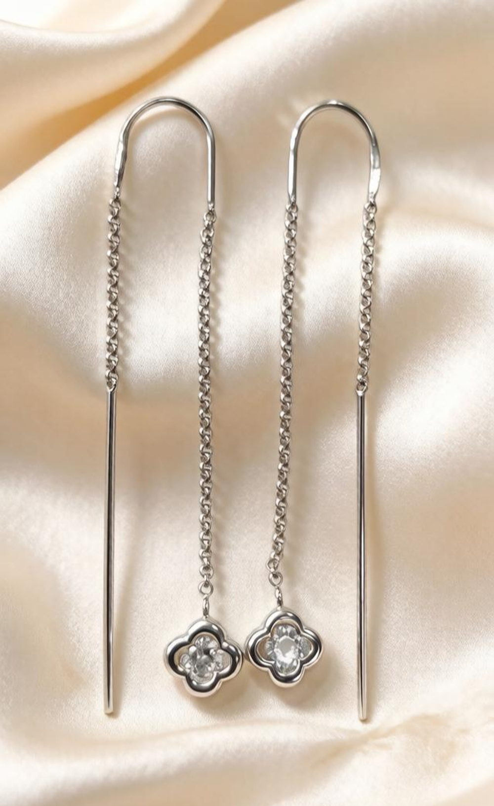 Ювелирные серьги из серебра 925 пробы