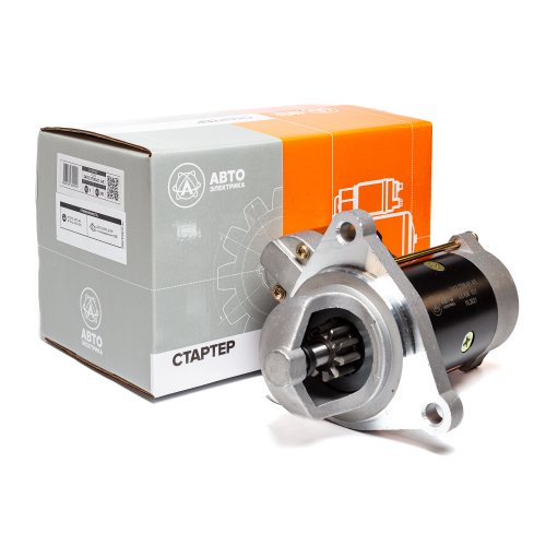 Стартер редукторный, МТЗ, дв. ММЗ, 12 В, 2.5/4.0 кВт, 10 зуб. (ан. 24.3708)