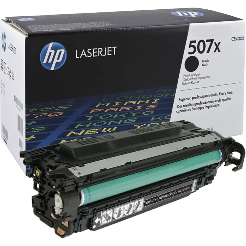 Картридж лазерный HP 507X CE400X чер. пов.емк. для CLJM525/M551/M570/M575