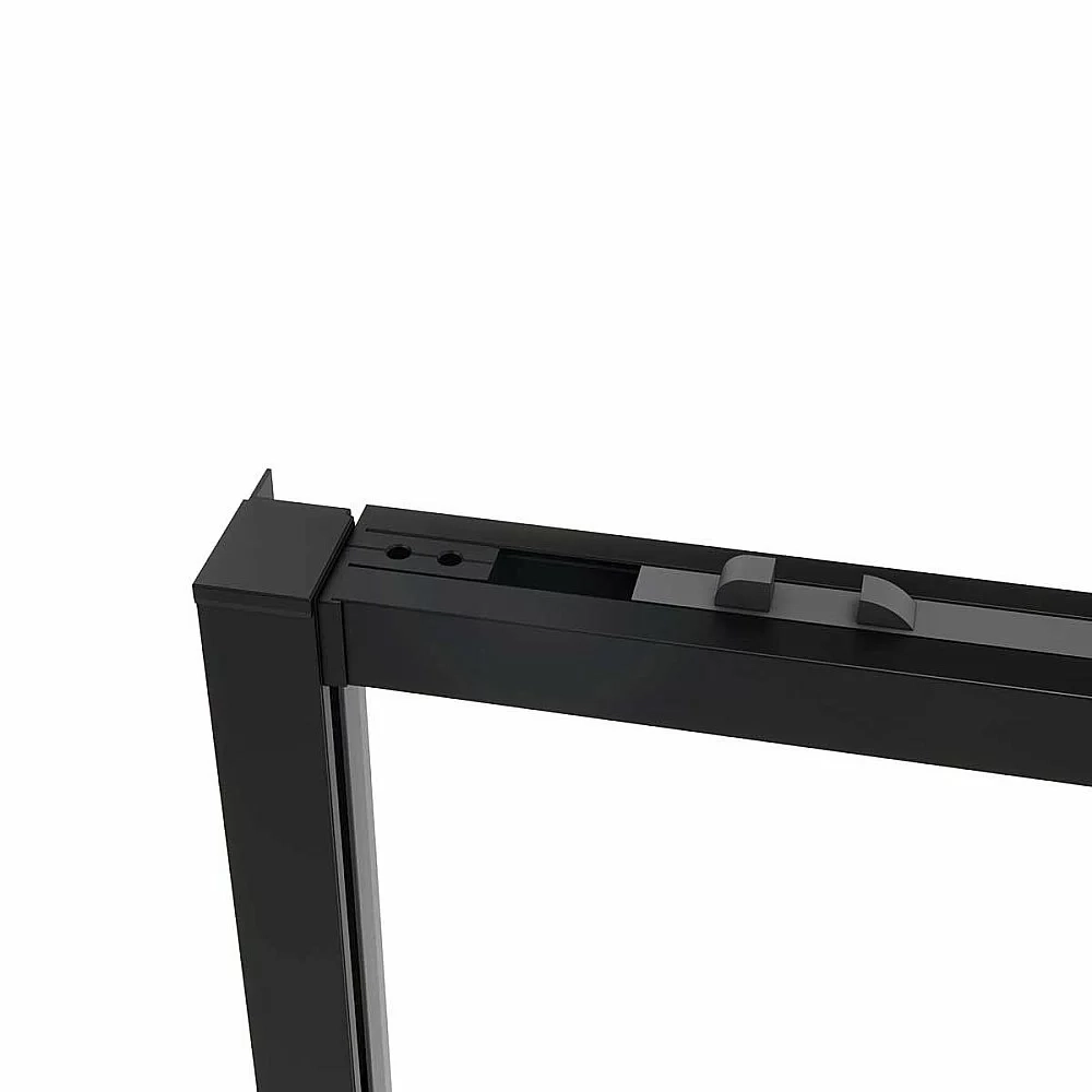 Душевой уголок Vincea SLIM SOFT VSR-1SS8012CLB 120x80 стекло прозрачное/профиль черный