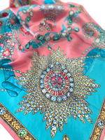 Платок «Драгоценности Екатерины Великой» 100% шёлк