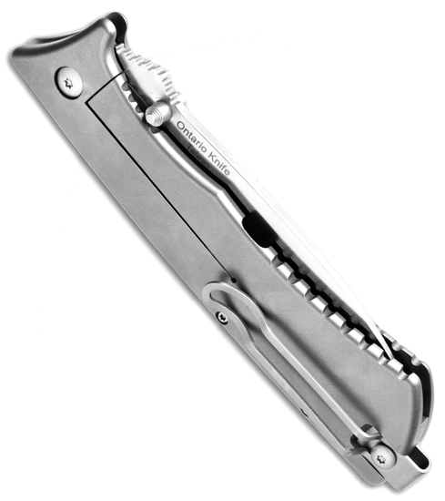 Складной нож Ontario Cerberus ONT/1776 c клинком из стали D2, рукоять титан