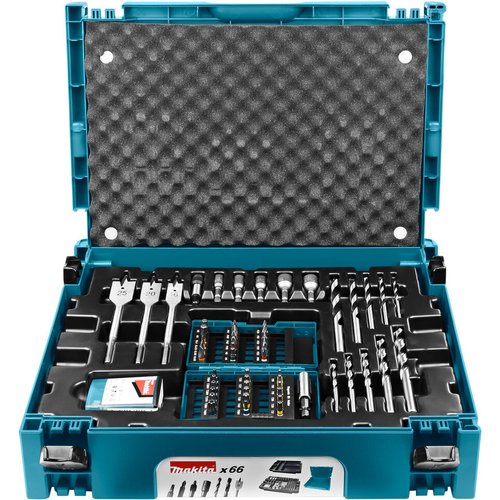 Набор сверл и бит Makita 66 шт   B-43044