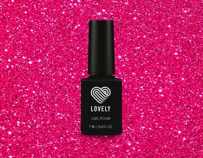 Гель-лак со светоотражающими частицами Lovely, оттенок драконьего фрукта, 7 ml