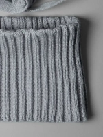 Шапка с завязками и снуд детская, осень