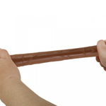 Реалистичная насадка на пенис Nile (16,5 см) коричневая