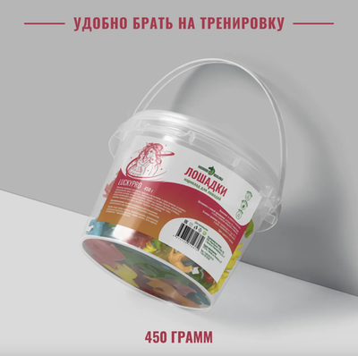 Мармелад ЛОШАДКИ LuckyPro для лошадей Horse-Bio, 450 г