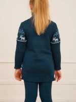 Платье туника вязаное