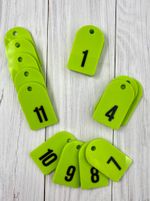 Номерки для ключей 30х50 (Комплект)