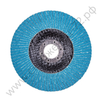 Круг лепестковый для шлифования по нержавеющей стали FTL Ergo 27 цирконий 125 х 22,2 мм P120