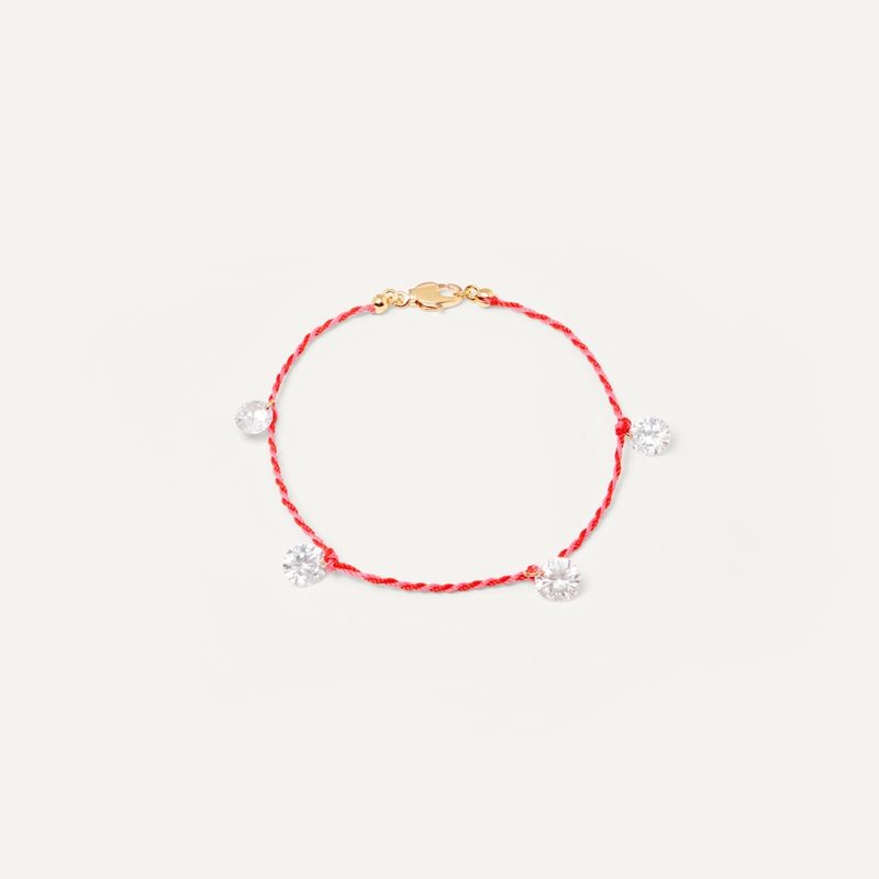 Анклет Плетеный Твой Цвет – Большой кристалл