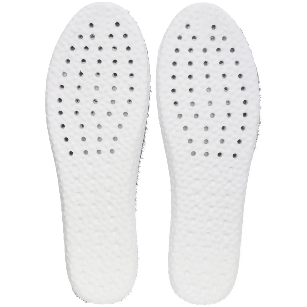 Стельки зимние обрезные с амортизацией стопы из ЭВА с иск. мехом»TEPLO», цвет серый, р 40-46