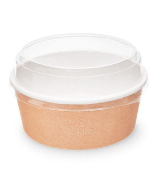 OSQ Упаковка Round Bowl крафт 750 БЕЗ КРЫШКИ (1/45/270)