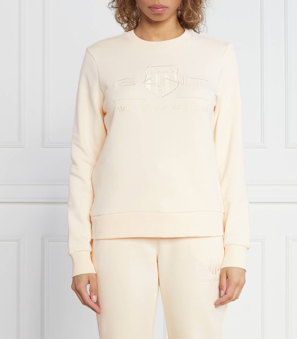 Худи REG TONAL SHIELD Gant - кремовый(4200663)