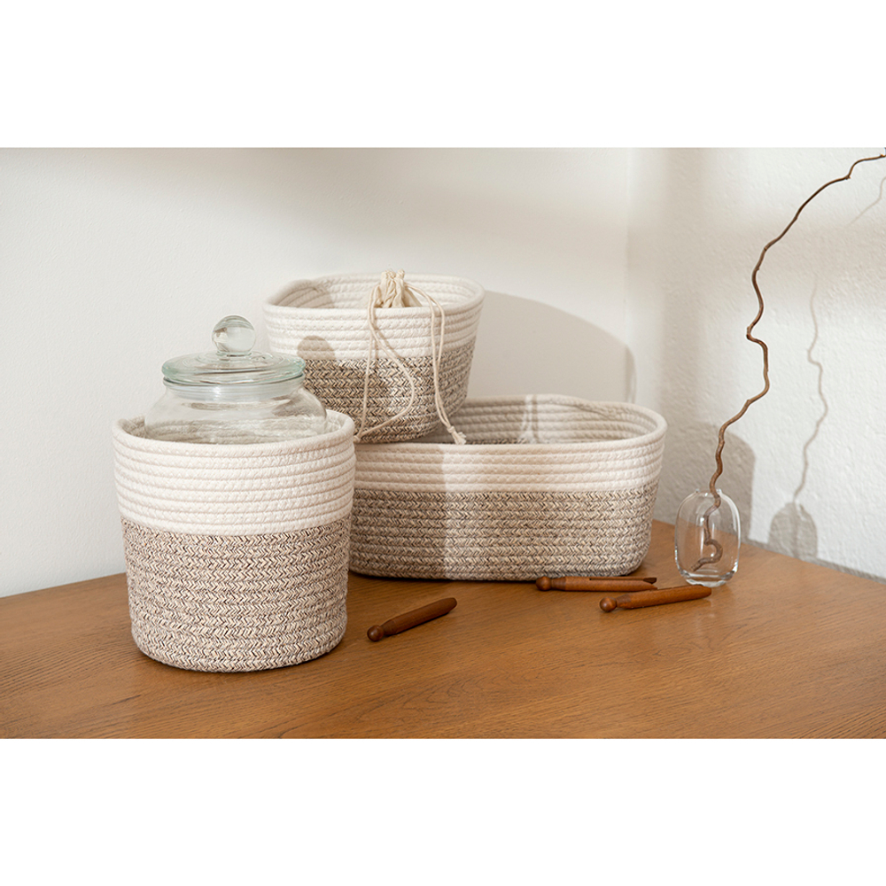 Кашпо nygard, D25х24 см, кремовое/светло-бежевое