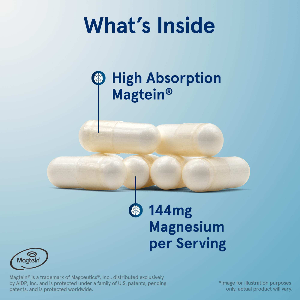 Jarrow Formulas, MagMind® для веганов, добавка для здоровья мозга, 90 растительных капсул (48 мг в 1 капсуле)