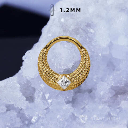 Кликер Durga Crystal PVD Yellow 1.2мм