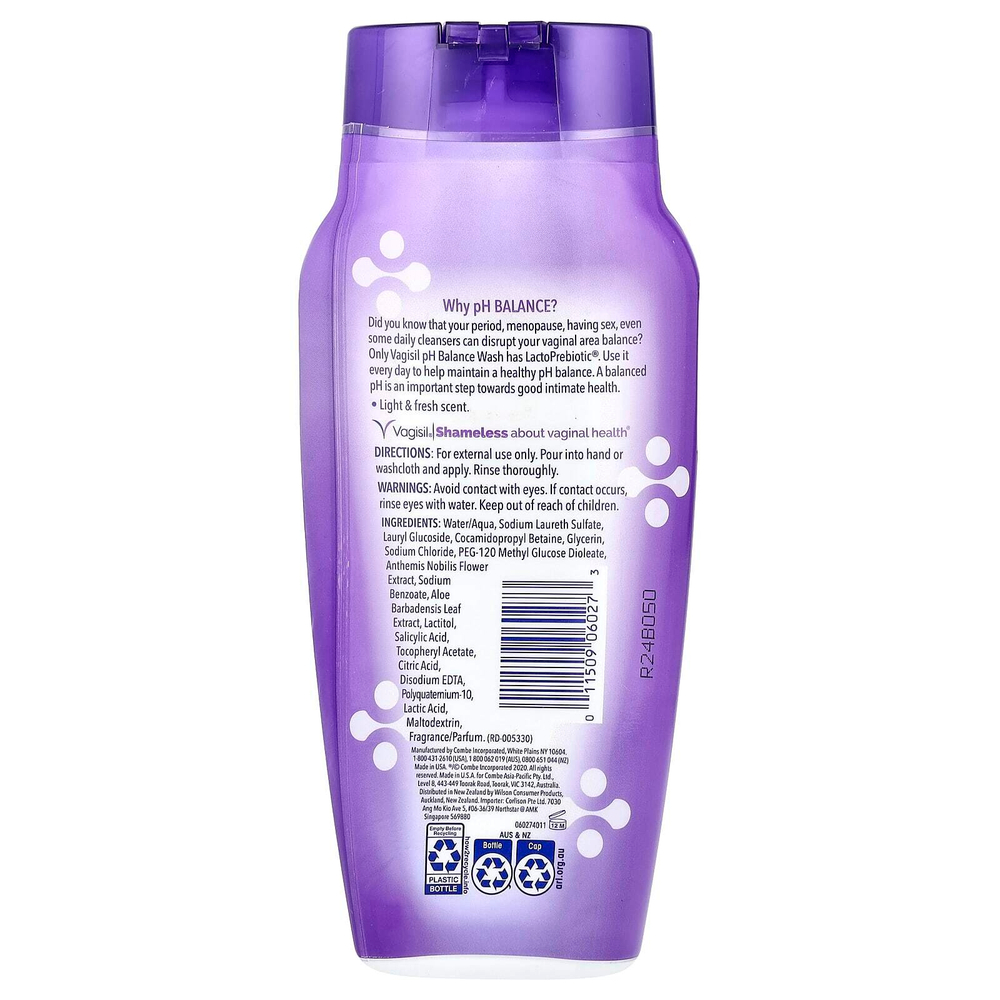 Vagisil, pH Balance, ежедневное средство для интимной гигиены, 354 мл (12 жидк. унций)