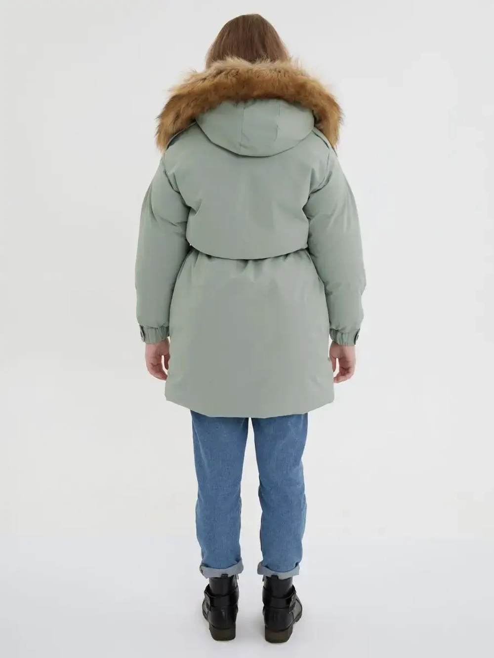 куртка удлиненная зима