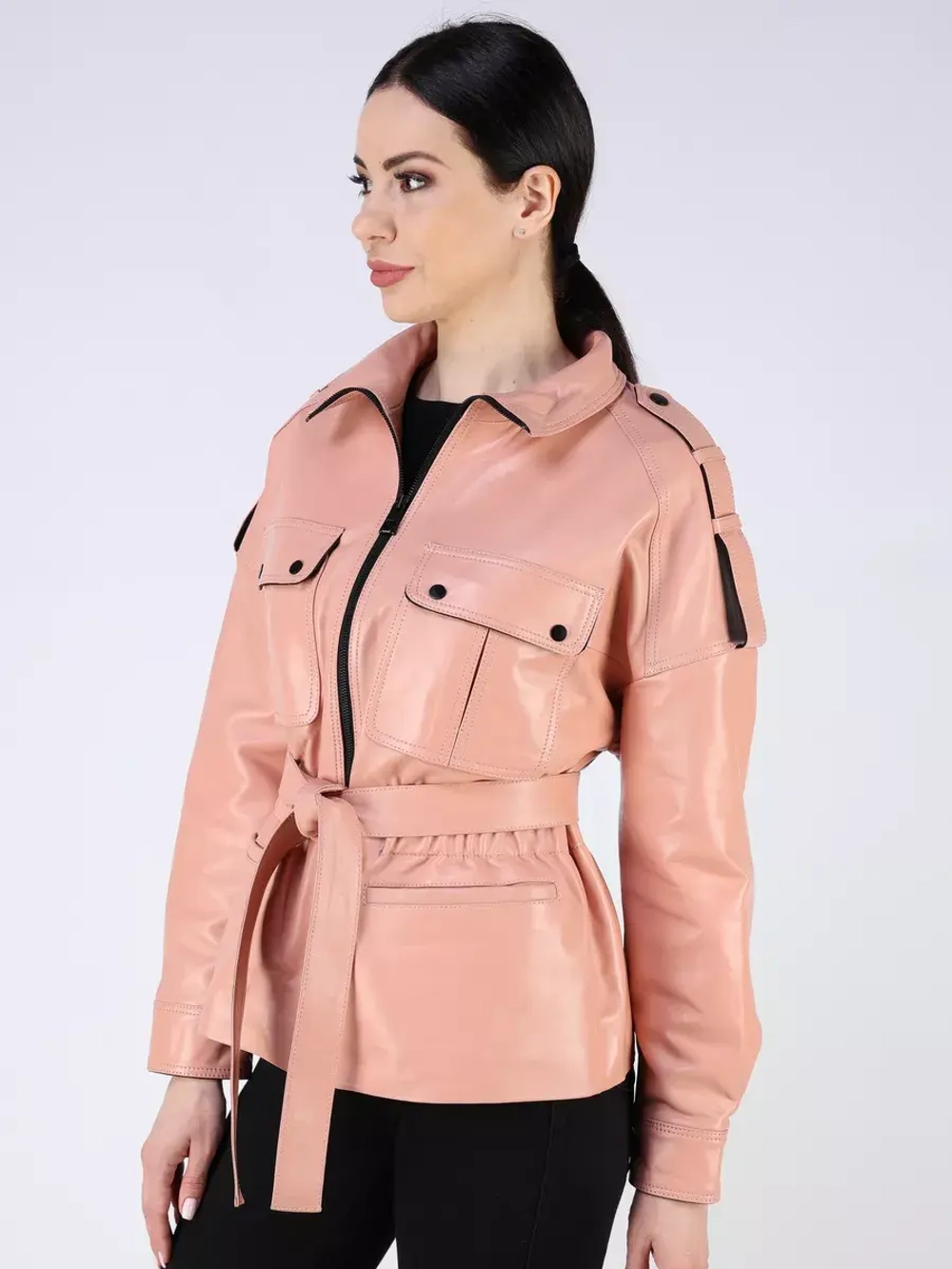 Кожаная куртка демисезонная Турция