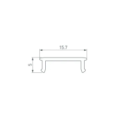 Экран LINE-1716-2000 OPAL (Arlight, Пластик) 046077