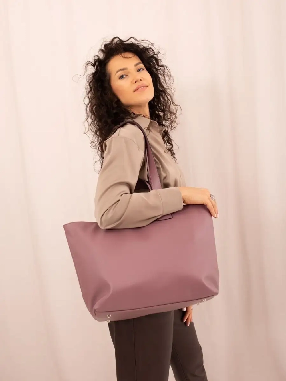 сумка большая через плечо шоппер