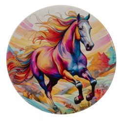 GAEM Декоративная подставка под горячее "Лошадь", D 10 см, L10 W10 H0,5 см, 4в.