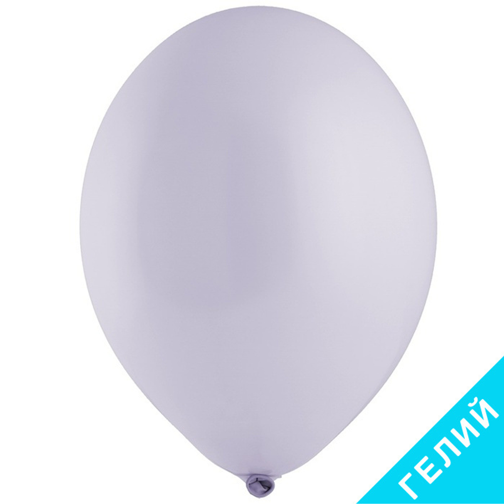 Воздушные шары Belbal, пастель 451 лиловый, 50 шт. размер 14" #1102-1784