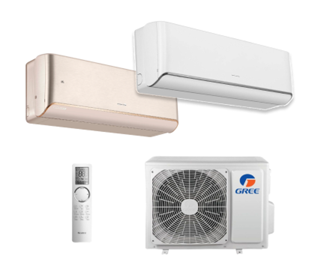 Мульти сплит-системы Gree на 2 комнаты (20+35 кв.м.) Airy champagne + white