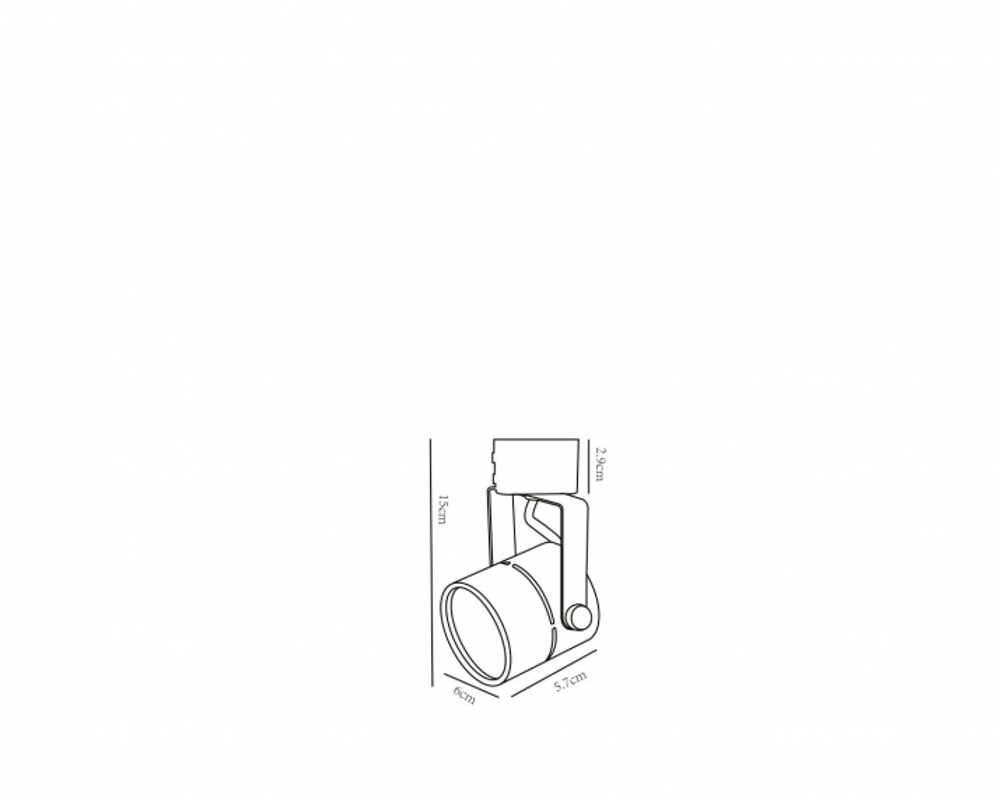 Трековый светильник Arte Lamp A1311PL-1WH