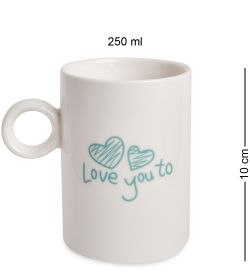 GAEM Art MUG-199/1 Набор кружек из 2-х «История любви»