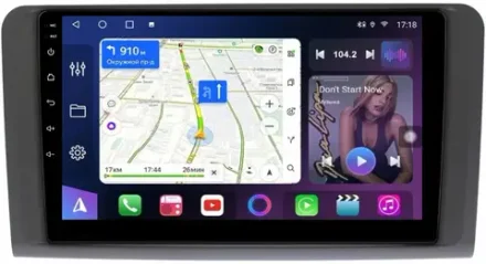 Магнитола для Mercedes-Benz GL (X164), ML (W164) 2005-2012 (рамка матовая) - FarCar BM7092F1MM на Android 13, QLED, TS10, 4Гб+32Гб, CarPlay, 4G SIM-слот