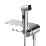 Набор: смеситель с полкой скрытого монтажа, гигиентическая лейка, шланговое присоединение с держателем AM.PM Func F0H8F900