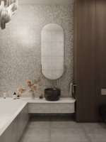 Мозаика стеклянная Atlantis Platinum/Атлантика платиновый (24х24) 315х315х4 мм
